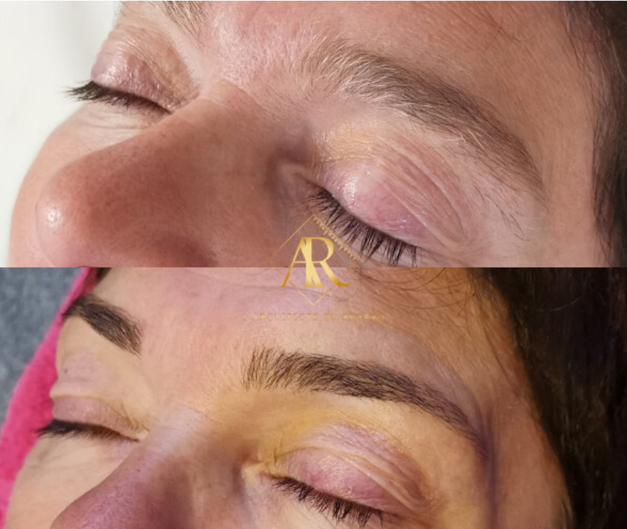 Sourcils naturels technique microblading