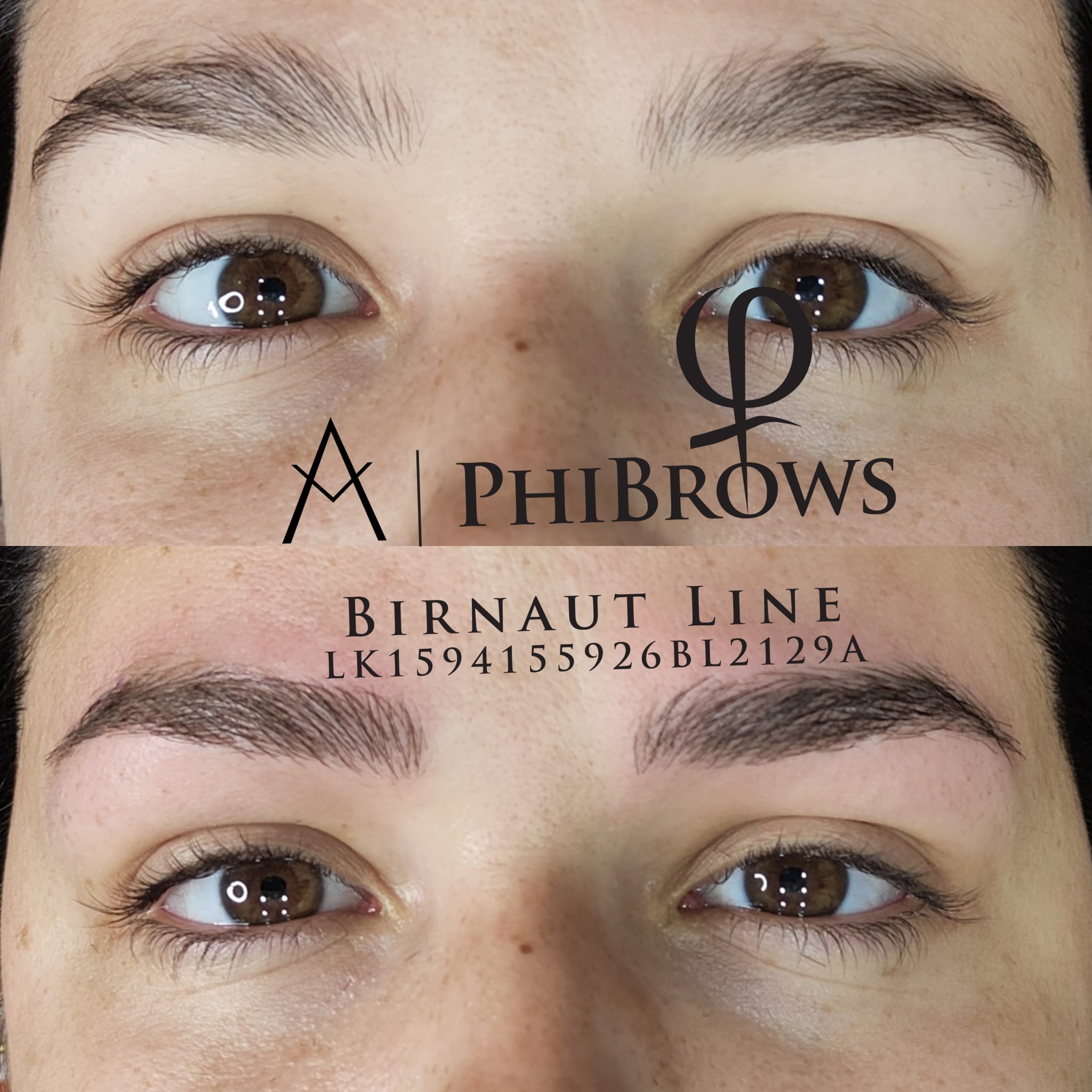 Résultat sourcils harmonieux