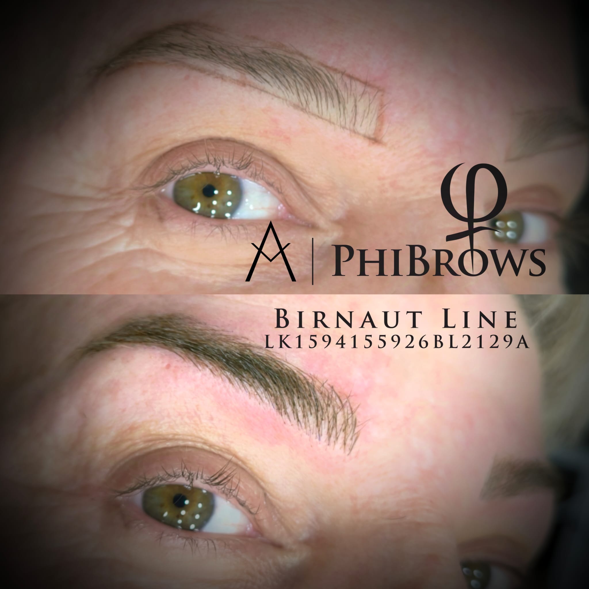 Sourcils restructurés avec élégance